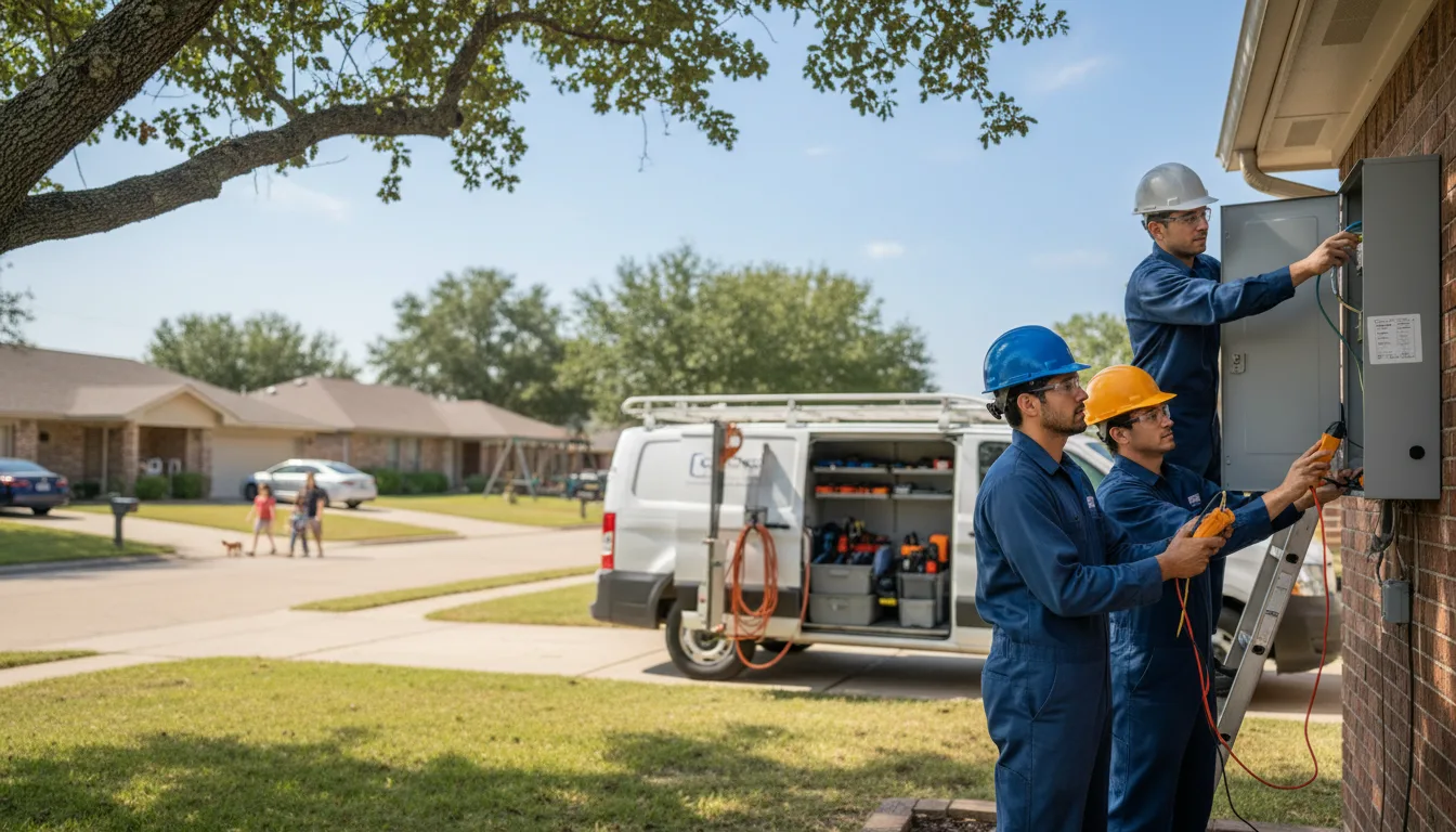 Certified electrician providing emergency electrical services in Harlem, GA